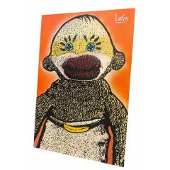  Dave Wilcox Modern California Oil Painting of a Sock Monkey by Dave Wilcox - 4481504