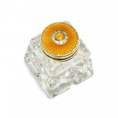  David Andersen Silver enamel and cut glass salt and pepper shakers by David Andersen - 4212736