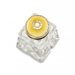  David Andersen Silver enamel and cut glass salt and pepper shakers by David Andersen - 4212737