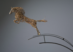 David Bacharach Leaping Horse Sculpture - 3453702