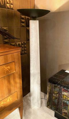  David Law Lella Massimo Vignelli WAGNERIANA MARBLE AND BRASS TORCHIERE BY LELLA AND MASSIMO VIGNELLI - 3477577