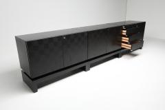  De Coene Black Sectional Credenza by De Coene 1970s - 1230959