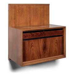  De Coene De Coene Wall Mounted Consoles in Walnut and Rosewood - 1553736