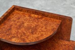 De Coene Fr res A Pair of De Coene Fr res Art Deco Nightstands in Thuya Veneer Belgium 1930s - 4608373