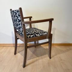  De Coene Fr res Art Deco Armchair by De Coene Fr res Limed Oak Belgium circa 1935 - 4446770