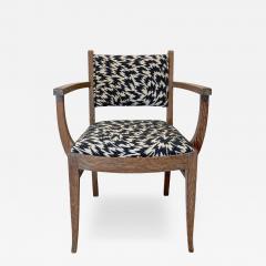  De Coene Fr res Art Deco Armchair by De Coene Fr res Limed Oak Belgium circa 1935 - 4447136