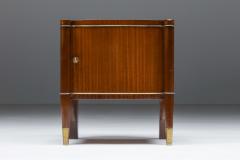  De Coene Fr res De Coene Brown Bed Side Table 1960s - 2301898