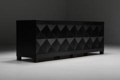  De Coene Fr res De Coene Credenza in Black Stained Oak 1970s - 2689707