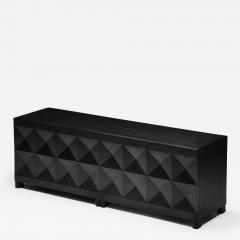  De Coene Fr res De Coene Credenza in Black Stained Oak 1970s - 2691573