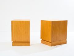  De Coene Fr res De Coene Fr res brutalist oak bedside tables 1970 - 3932824