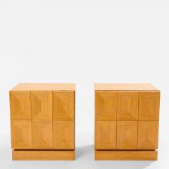  De Coene Fr res De Coene Fr res brutalist oak bedside tables 1970 - 3935503