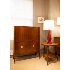  De Coene Fr res De Coene Freres Art Deco Cabinet in Mahagony with Bronze Medallions 1930s - 2971529