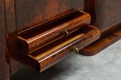  De Coene Fr res Exceptional De Coene Fr res Art Deco Sideboard in Burl Walnut Belgium 1930s - 4608348
