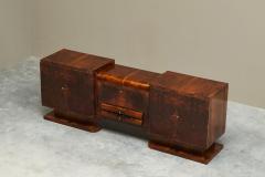  De Coene Fr res Exceptional De Coene Fr res Art Deco Sideboard in Burl Walnut Belgium 1930s - 4608414