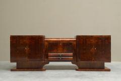  De Coene Fr res Exceptional De Coene Fr res Art Deco Sideboard in Burl Walnut Belgium 1930s - 4608451