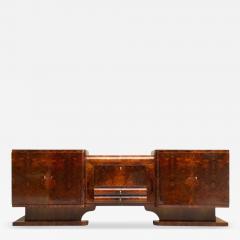  De Coene Fr res Exceptional De Coene Fr res Art Deco Sideboard in Burl Walnut Belgium 1930s - 4610025