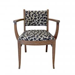  De Coene Fr res Pair of Art Deco Armchairs De Coene Fr res Limed Oak Belgium circa 1935 - 4598924