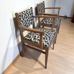  De Coene Fr res Pair of Art Deco Armchairs De Coene Fr res Limed Oak Belgium circa 1935 - 4598929