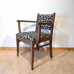  De Coene Fr res Pair of Art Deco Armchairs De Coene Fr res Limed Oak Belgium circa 1935 - 4598931