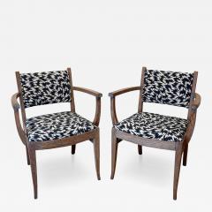  De Coene Fr res Pair of Art Deco Armchairs De Coene Fr res Limed Oak Belgium circa 1935 - 4601364