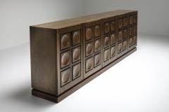  De Coene Graphical sideboard in oak 1970s - 1395232