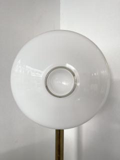  De Majo Brass Floor Lamp Murano Glass by De Majo Italy 1970s - 2176615