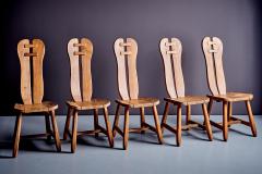  De Puydt Brutalist Dining Room Set consisting of 5 chairs and dining table by De Puydt - 4146394