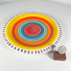  DeSimone 1960s DeSimone Pottery of Italy Vibrant Ceramic Art Plate Hand Painted - 2930318
