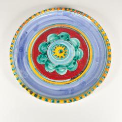  DeSimone 1960s DeSimone of Italy Colorful Art Plate Hand Painted Ceramic Pottery - 2930445