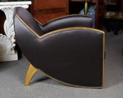  Decoration Levitan Fine And Stylish Pair of Art Deco Giltwood Armchairs by Decoration Levitan - 4485235