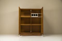  Defour Brutalist Highboard in Dark Oak Model Sonate by Frans Defour Belgium 1970s - 3055851