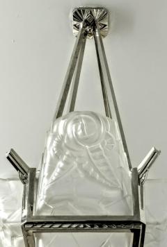  Degu French Art Deco Chandelier Pendant Signed by Degue - 3941656