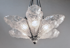  Degu French Art Deco Chandelier by Degue - 3941837