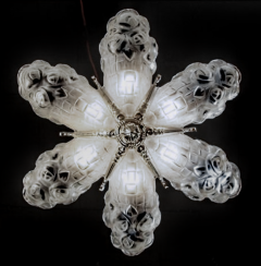  Degu French Art Deco Chandelier by Degue - 3941838