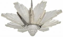  Degu French Art Deco Chandelier by Degue Skyscraper - 3941598