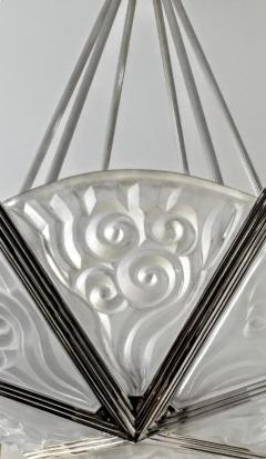  Degu French Art Deco Pendant Chandelier by Degue - 3941607
