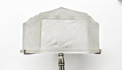  Degu French Art Deco Table Lamp Signed Degue - 3941086