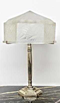  Degu French Art Deco Table Lamp Signed Degue - 3941161