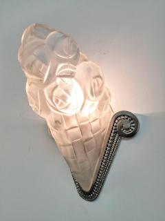  Degu Pair of French Art Deco Wall Sconces By Degue LU161925723173 - 3941898
