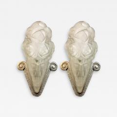  Degu Pair of French Art Deco Wall Sconces By Degue LU161925723173 - 4278999