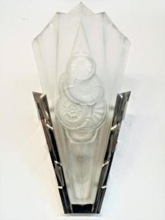  Degu Pair of French Art Deco Wall Sconces By Degue LU161925884853 - 3941885
