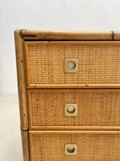  Del Vera Dal Vera Bamboo Wicker Chest of Drawers - 2553513