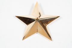  Demner Mid Century Modernist 18 Karat Gold Star Brooch by Demner - 1612714