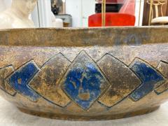  Denbac Large French Art Deco Pottery Jardiniere Attributed To Denbac - 4326547