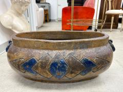 Denbac Large French Art Deco Pottery Jardiniere Attributed To Denbac - 4326601
