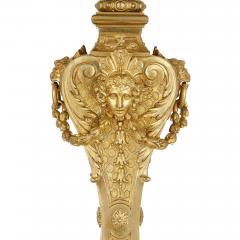  Deni re et Fils Antique Eclectic Style Gilt Bronze Clock Set by Henri Picard and Deni re et Fils - 1907409