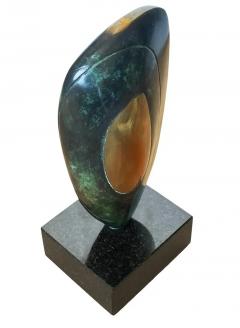  Dennis Westwood Dennis Westwood Mid Century Modern Abstract Bronze Table Sculpture 14 20 - 3080376