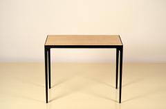  Design Fr res Chic Esquisse Grooved Ivory Travertine Side Table by Design Fr res - 1332377