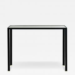  Design Fr res Corniche Wrought Iron Brass and Parchment Top Console by Design Fr res - 4574761