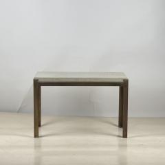  Design Fr res Crackled Ivory and Gold Lacquer Caisson Brass Side Table by Design Fr res - 4051076